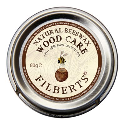 Natural Beeswax Wood Care with Raw Linseed oil