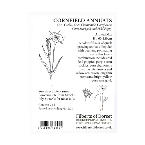 Cornfield Annuals Seed Packet