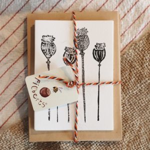 Mini Poppy Seedhead Card Bundle